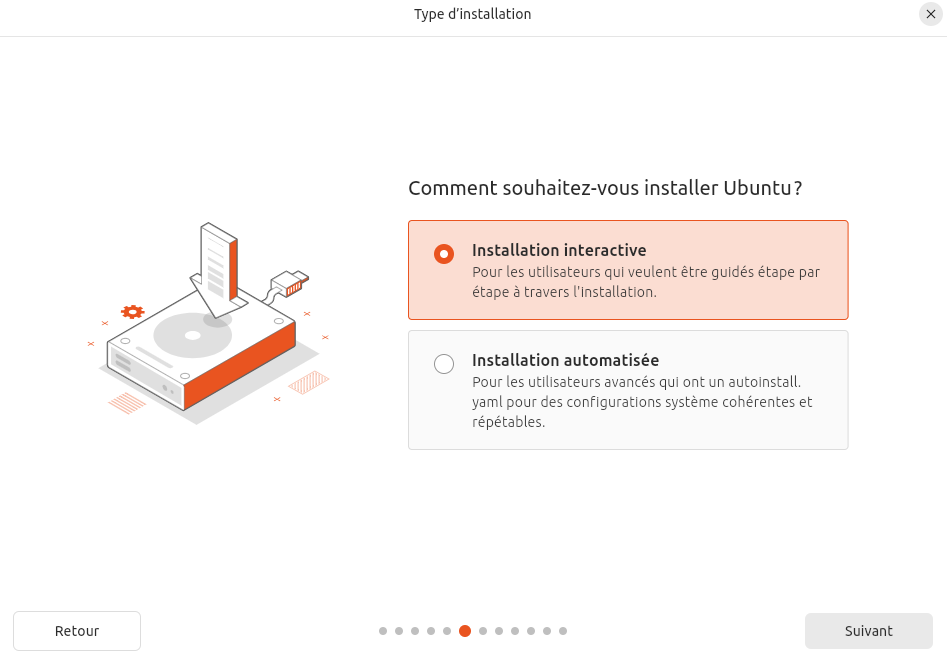 Type of installation