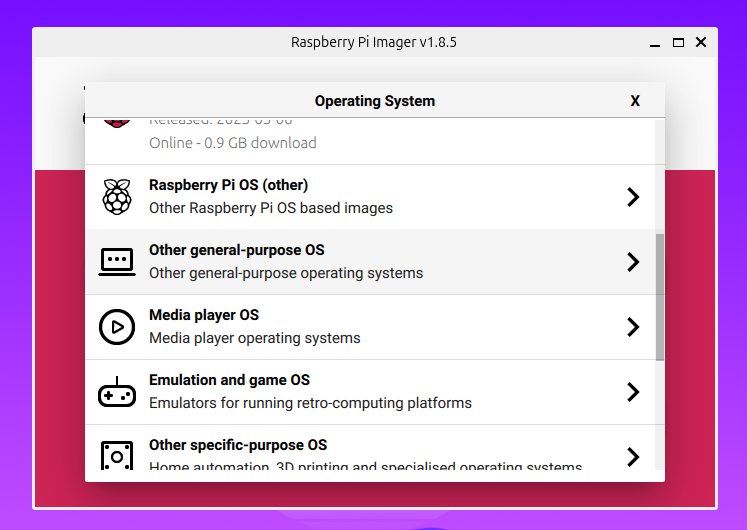 Choosing OS