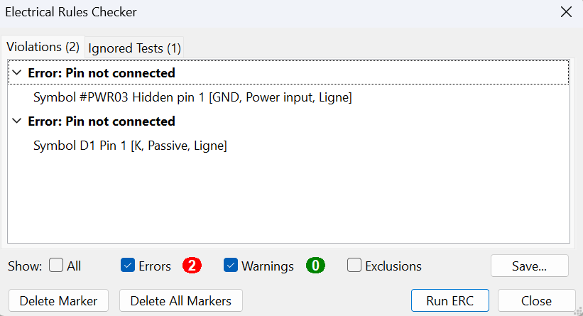 ERC with errors
