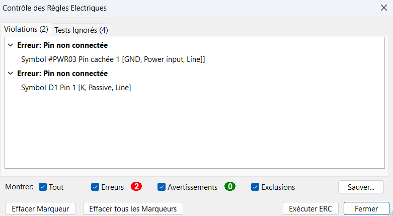 ERC with errors